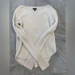 Express white sweater